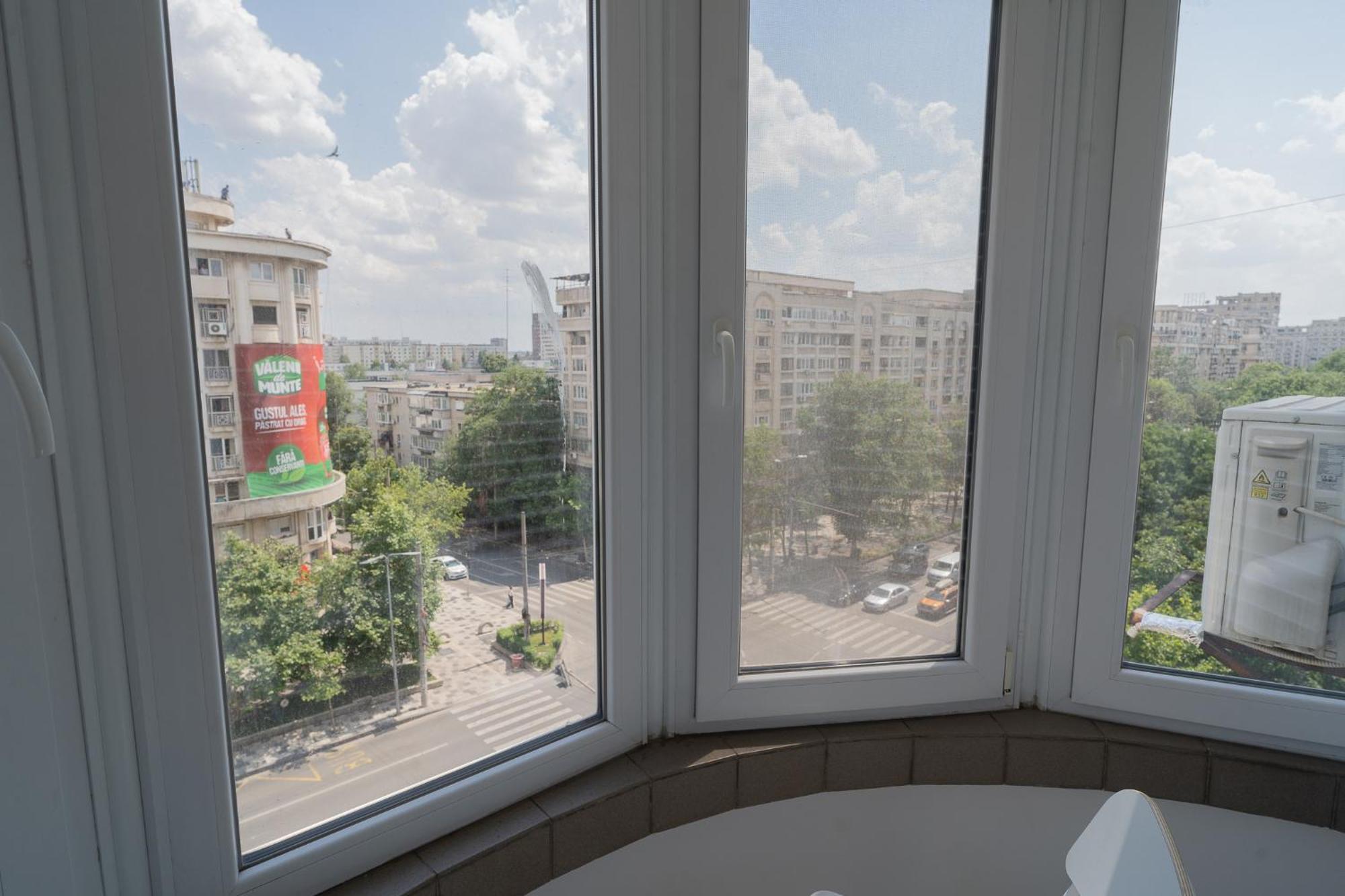 Luxury 2Br On Decebal Avenue Apartment Bukares Bagian luar foto