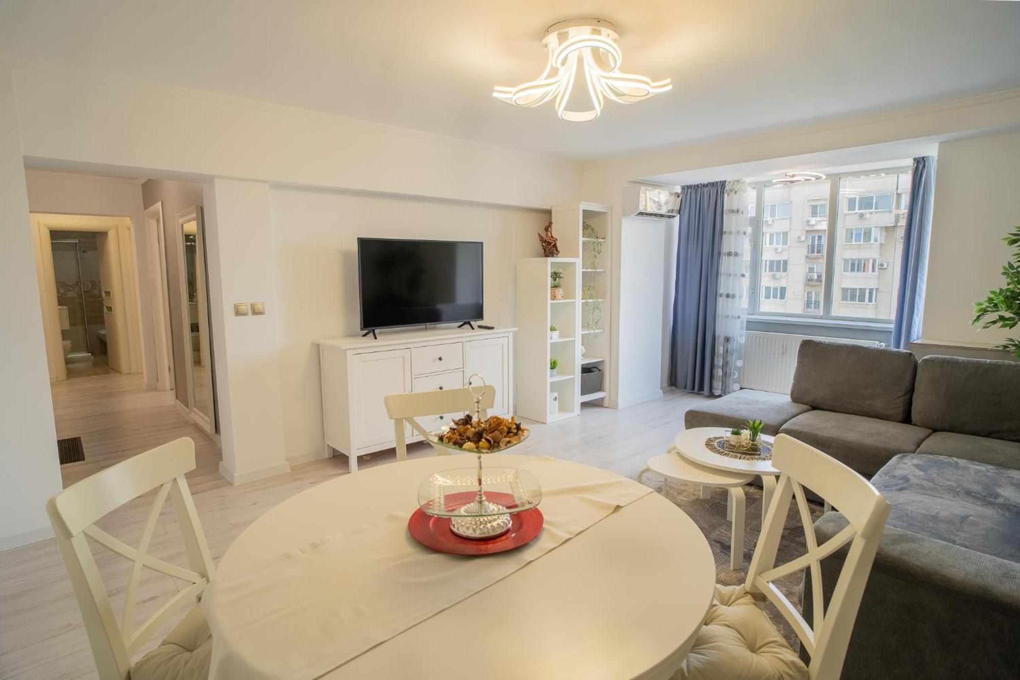 Luxury 2Br On Decebal Avenue Apartment Bukares Bagian luar foto