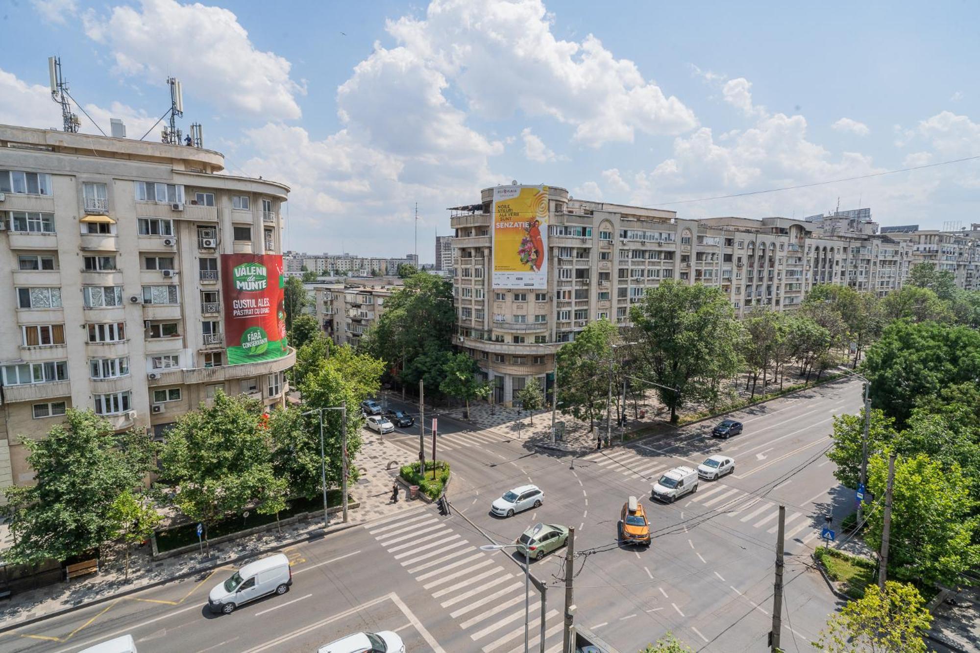 Luxury 2Br On Decebal Avenue Apartment Bukares Bagian luar foto